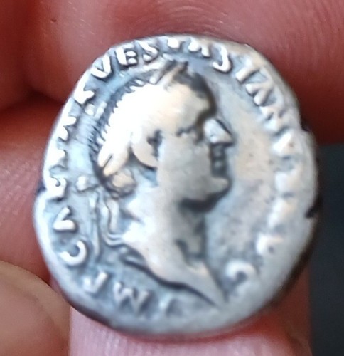Vespasian denarius 79 - vespasian, ar