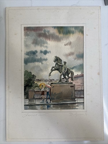 Horse tamer rainy day - tamer, original