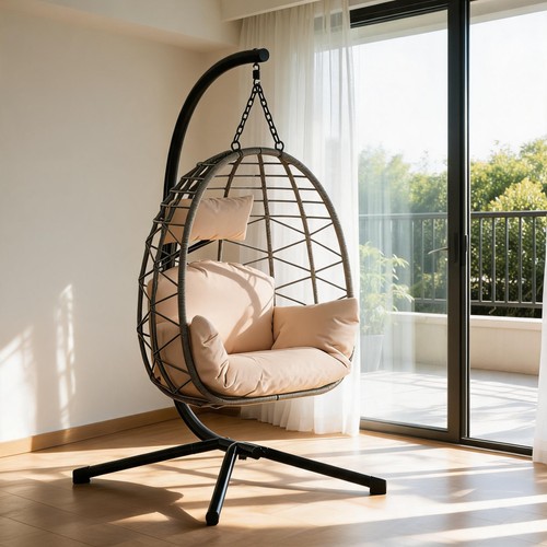 Rattan swing egg chair - egg, garden