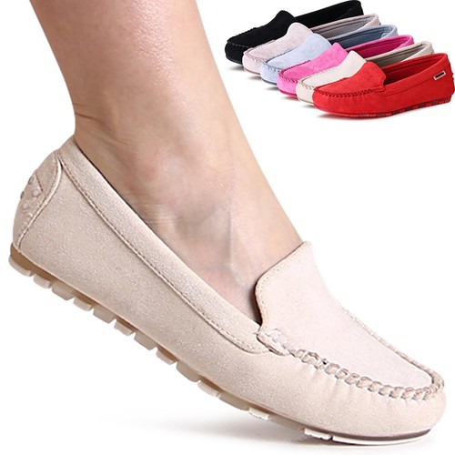 Ladies velour moccasins - velour,