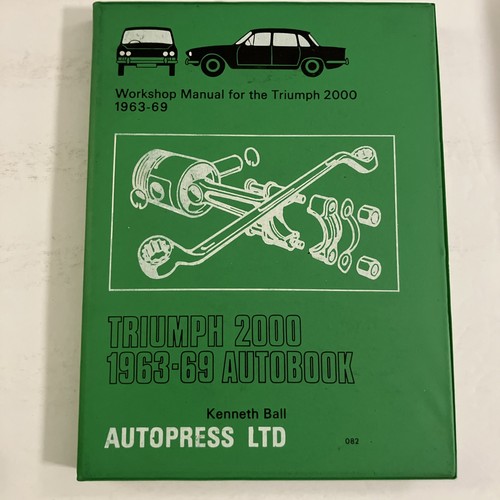 Triumph 2000 1963 - -69, workshop