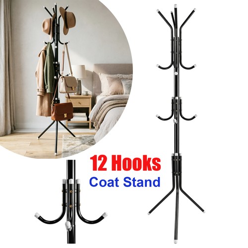Metal tree coat rack stand - tree,