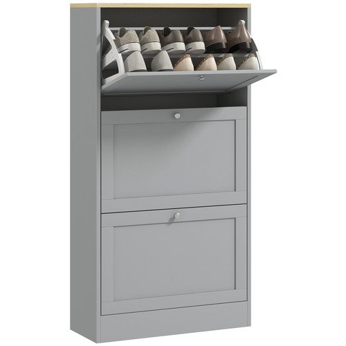 Homcom narrow shoe - shoe, cabinet