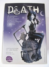 DEATH ( DC DIRECT ) HAND PAINTED COLD CAST PORCELAIN STATUE LIMITED EDITION