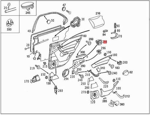 Genuine clip mercedes - genuine, x5