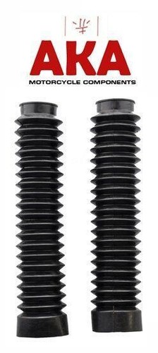 Pair black motorcycle fork - of,