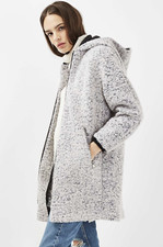 Topshop Abigail Gray Boucle