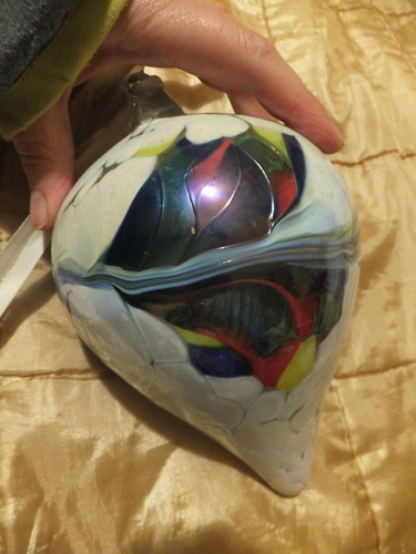 Hand blown multicoloured - , glass
