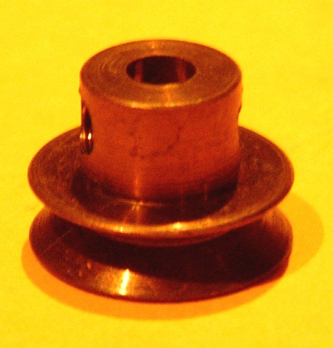 Meccano pulley with - pulley, boss,