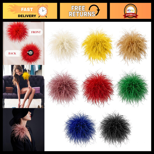 Pcs large feather flower - pcs,