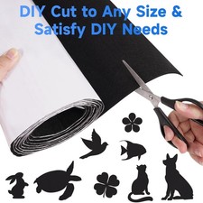 2-3M Sticky Back Self Adhesive Sheet Felt Velvet Velour Fabric Craft Sticker