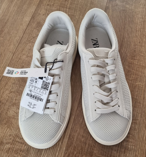 Zara men white low top - low,