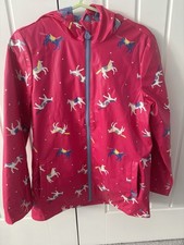 Joules girl’s Raincoat age 9-10