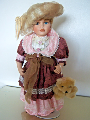 Porcelain doll gorgeous - doll,