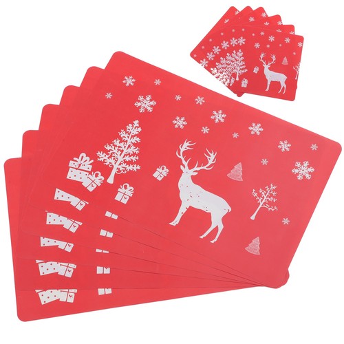 12pcs christmas table - christmas, mats
