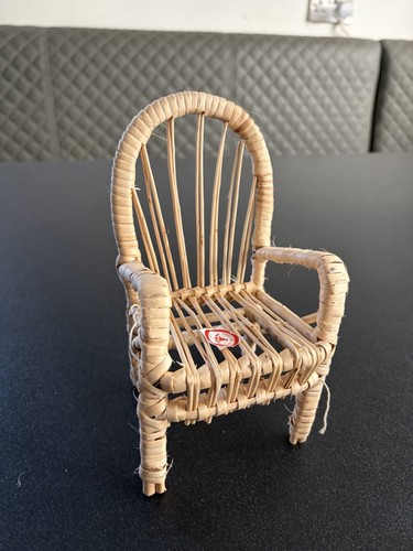 Wicker mini miniature teddy