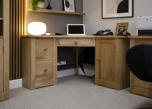 Solid oak torino corner - solid,