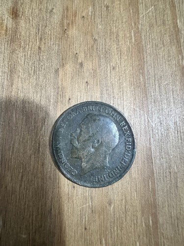 King george 1914 penny - george,
