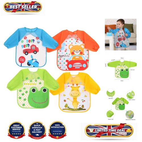 Pack baby bibs with - baby, sleeves