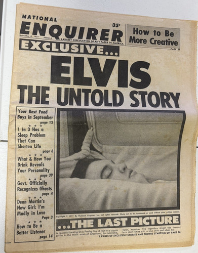 Vtg 1977 elvis presley - elvis,