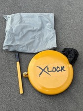 X Lock Steering Wheel Lock Anti Theft with key, wheel cover and carry case