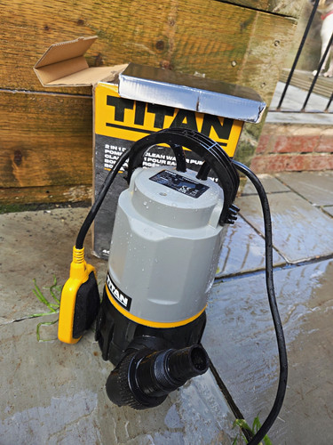 Titan dirty water pump corded - titan,