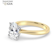 Oval Diamond Engagement Ring