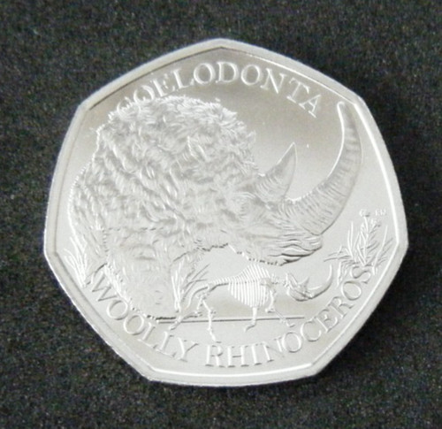 2024 woolly rhinoceros 50p - 2024,