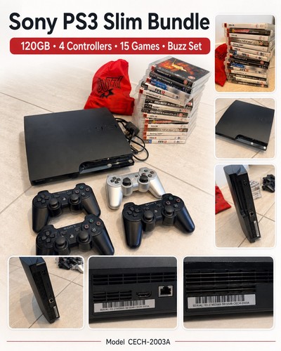 Sony ps3 slim 120gb - sony,