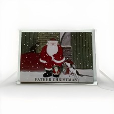 2021 Santa Father Xmas 50p Diamond Finish Uncirculated  Colour Coin in card