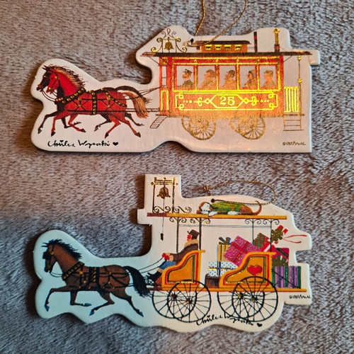 Vintage christmas decorations - christmas,