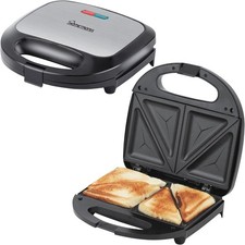2 Slice Sandwich Toaster – Deep Fill Toastie Maker with Non-Stick Plates