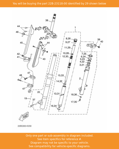Yamaha spacer 22b 23118 00 - spacer,, 22b-23118-00