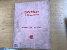 Wolseley 6/99 6/110 workshop