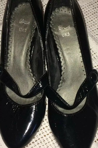 BHS|Black|Patent|Ladies