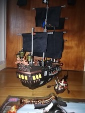 MEGA BLOKS THE BLACK PEARL  SHIP + EXTRAS PIRATES OF THE CARIBBEAN 100% COMPLETE
