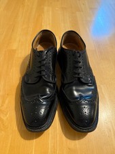 Church's Black Polish Grafton Binder Derby Brogue UK 9