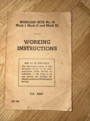 Wireless sets 18 - wireless, sets no. 18