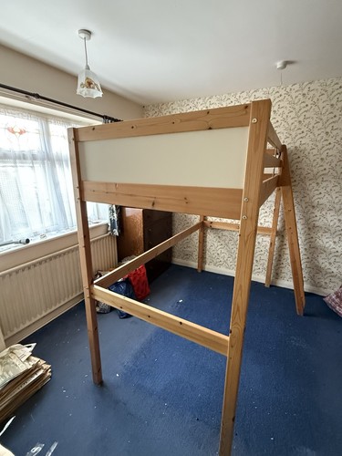 Ikea wooden bunk - bunk, frame
