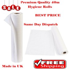Premium Quality White 1/3/6/9 20" Couch Rolls Hygiene Massage Salon Beauty Paper