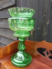 Vintage, Green Glass Vase