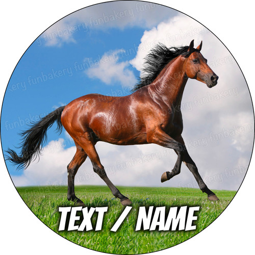 Horse pony cake topper - cake,