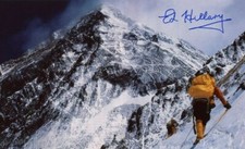 EDMUND HILLARY Signed