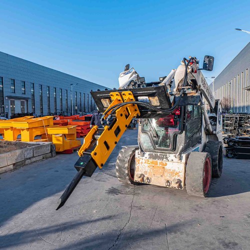 Skid steer hydraulic breaker - steer,