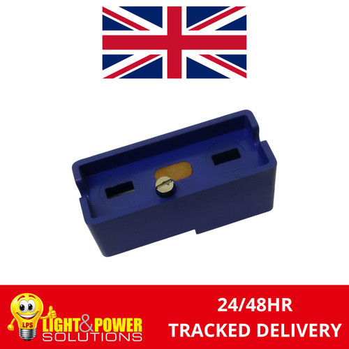 Wylex blue cartridge fuse - blue, base
