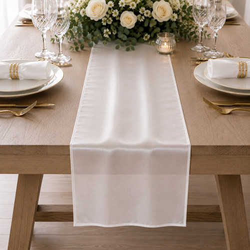 Satin table runner polyester - satin,