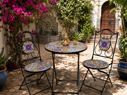 Mosaic moroccan tile - moroccan,