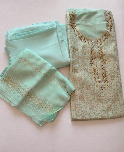 Unstitched sky blue - blue, &
