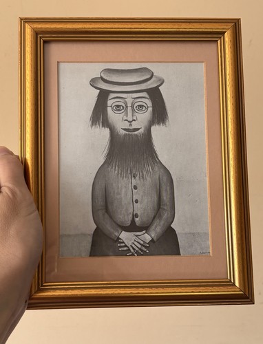 Lowry naive art print woman - naive,
