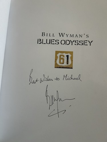 Bill wyman signed blues - bill,